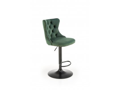 H117 barová židle tmavě zelená