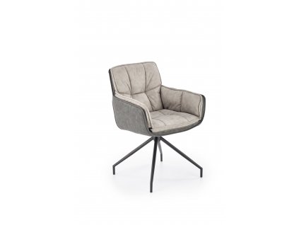 K523 židle šedá/tmavě šedá