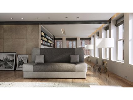 Pohovka Jasmín Sawana šedá/tmavý střed