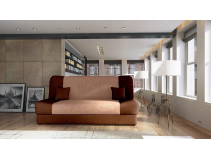 Pohovka Jasmín Sawana hnědá/světlý střed