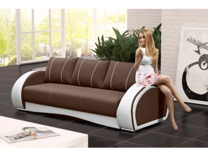 Pohovka Cherry tm.hnědá