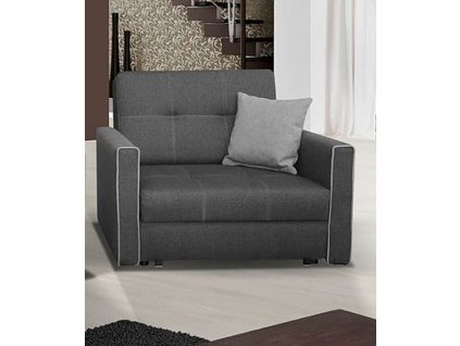 Rozkládací křeslo Vivian Bis I šedá