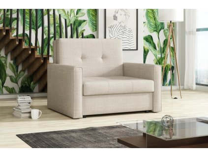 Rozkládací křeslo Vivian Bis I béžová