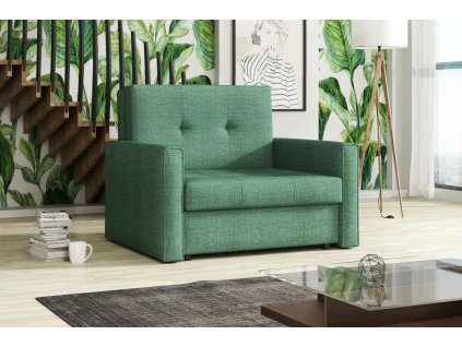 Rozkládací křeslo Vivian Bis I zelená