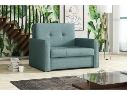 Rozkládací křeslo Vivian Bis I modrá