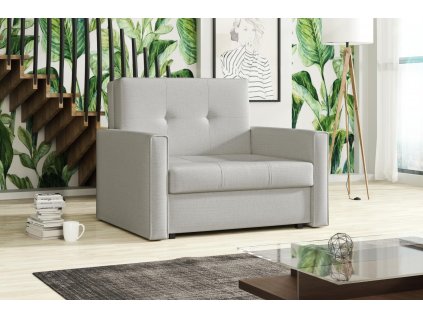 Rozkládací křeslo Vivian Bis I silver