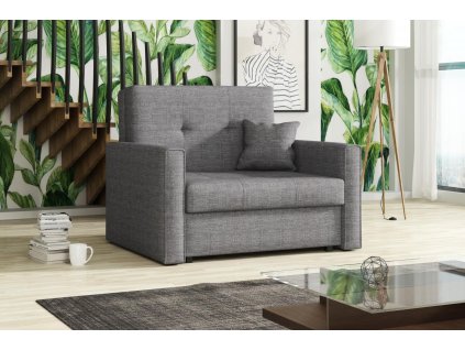 Rozkládací křeslo Vivian Bis I šedá