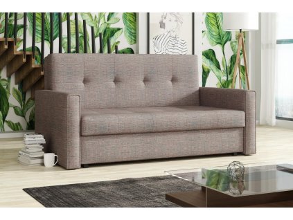 Pohovka Vivian Bis III béžovo-červená