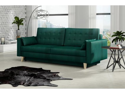 Pohovka Kelly tmavě zelená