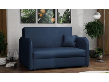 Rozkládací křeslo Vivian Loft II Mono tmavě modrá