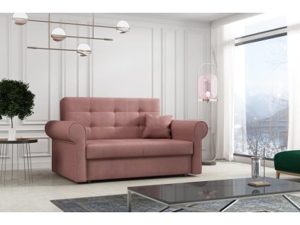 Rozkládací křeslo Vivian Silver II růžová