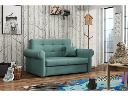 Rozkládací křeslo Vivian Silver II Kronos sv. zelená