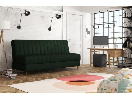 Pohovka Ejmy Mini Kronos tmavě zelená