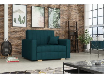 Rozkládací křeslo Vivian Relax I Kronos tyrkysová