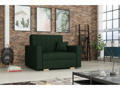 Rozkládací křeslo Vivian Relax I Kronos tm. zelená