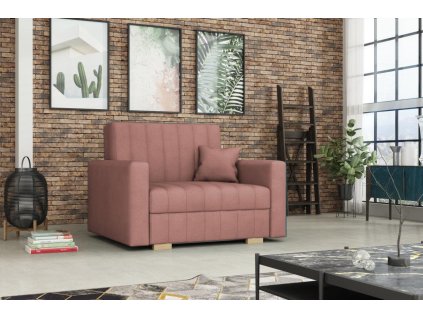 Rozkládací křeslo Vivian Relax I Kronos tm. růžová