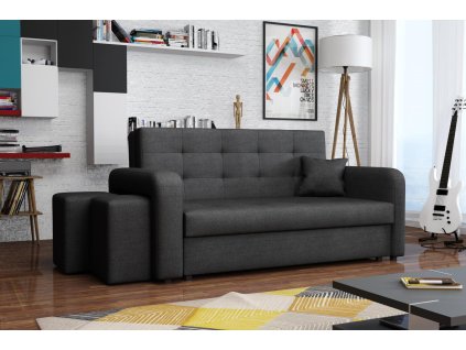 Pohovka Vivian Home III Malmo tmavě šedá