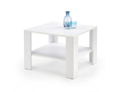 KWADRO konferenční stolek čtverec bílý