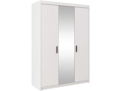 Skříň Enja 3D se zrcadlem bílá