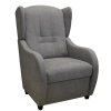 Relaxační křeslo ušák René Aston 16 šedé