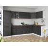 Rohová kuchyňská linka Simea grafit MAT