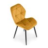 K453 židle hořčicová
