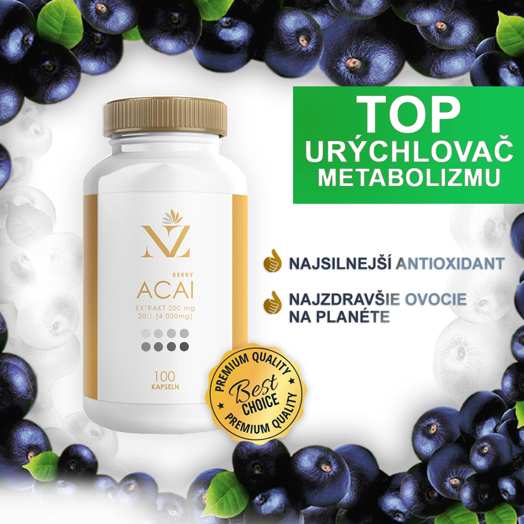 Významné zdravotné benefity Acai berry – „brazílskeho superovocia“
