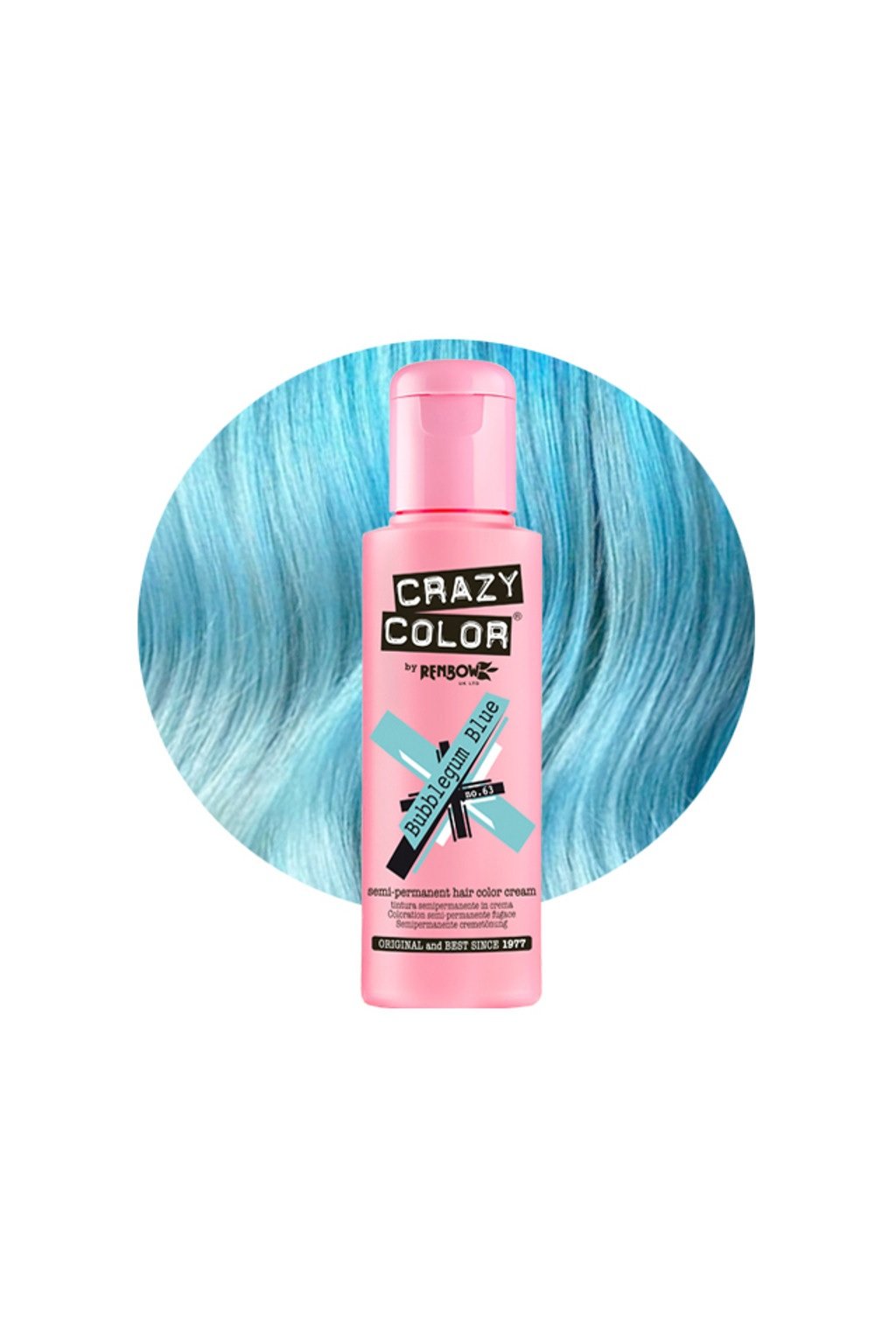 Crazy Color by Renbow, semipermanentná krémová farba na vlasy, 100 ml -  NAKUPUJZDRAVO.SK