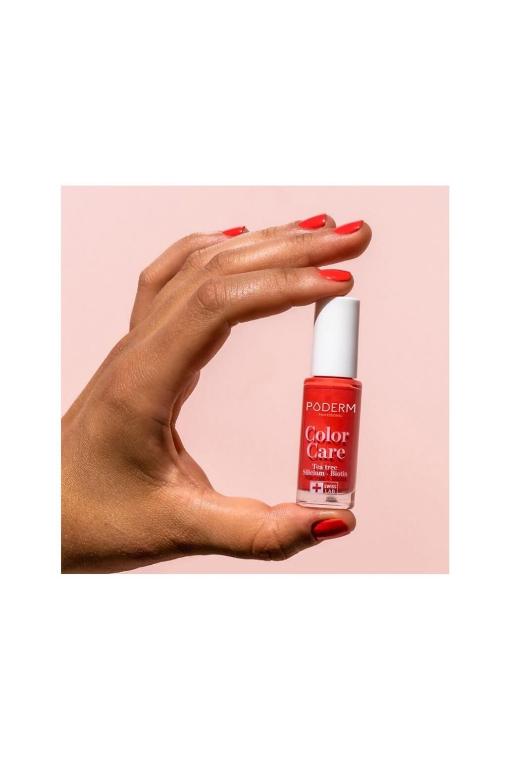 poderm vernis color care 273 rouge corail 8ml