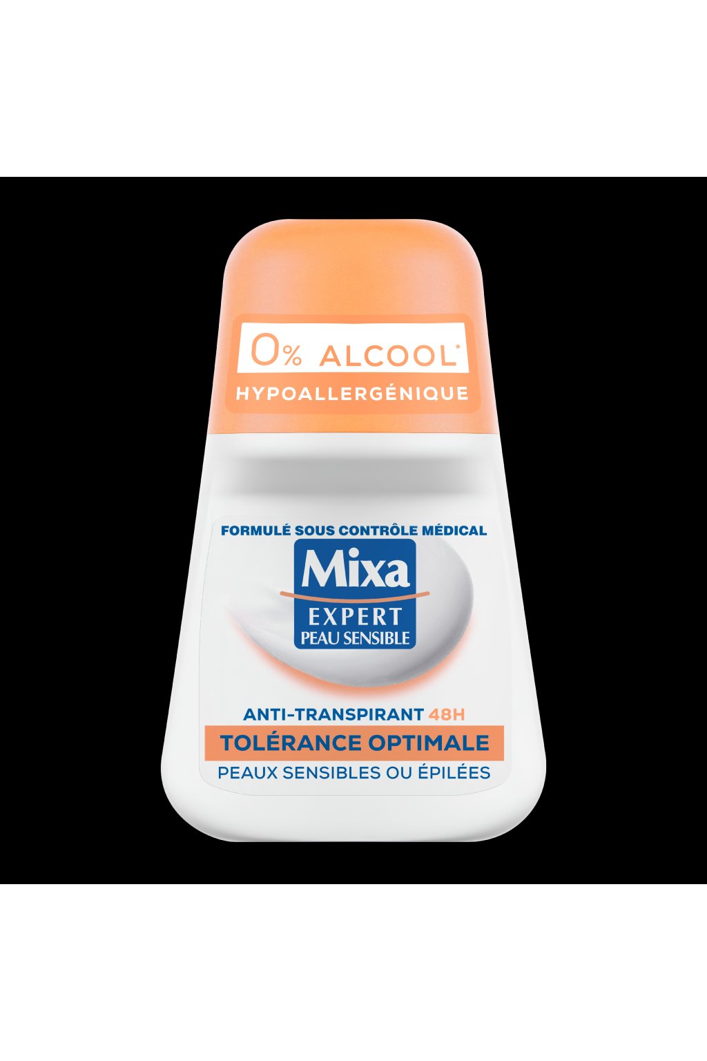 Mixa Antiperspirant Bead 48H Optimálna tolerancia, 50ml