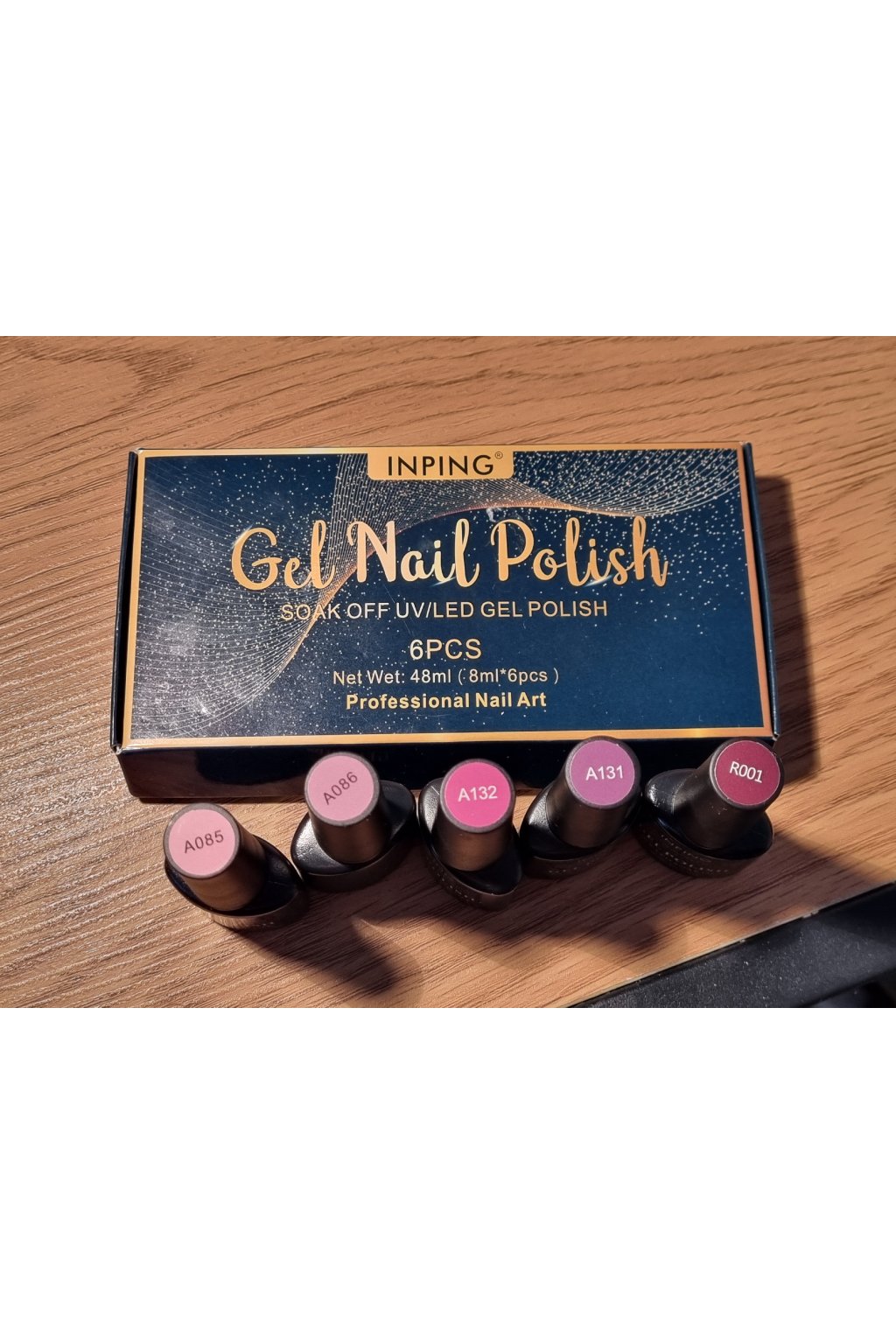 INPING Sada Gel Lakov Na Nechty 6 x 8 ml NEKOMPLETNÉ BALENIE