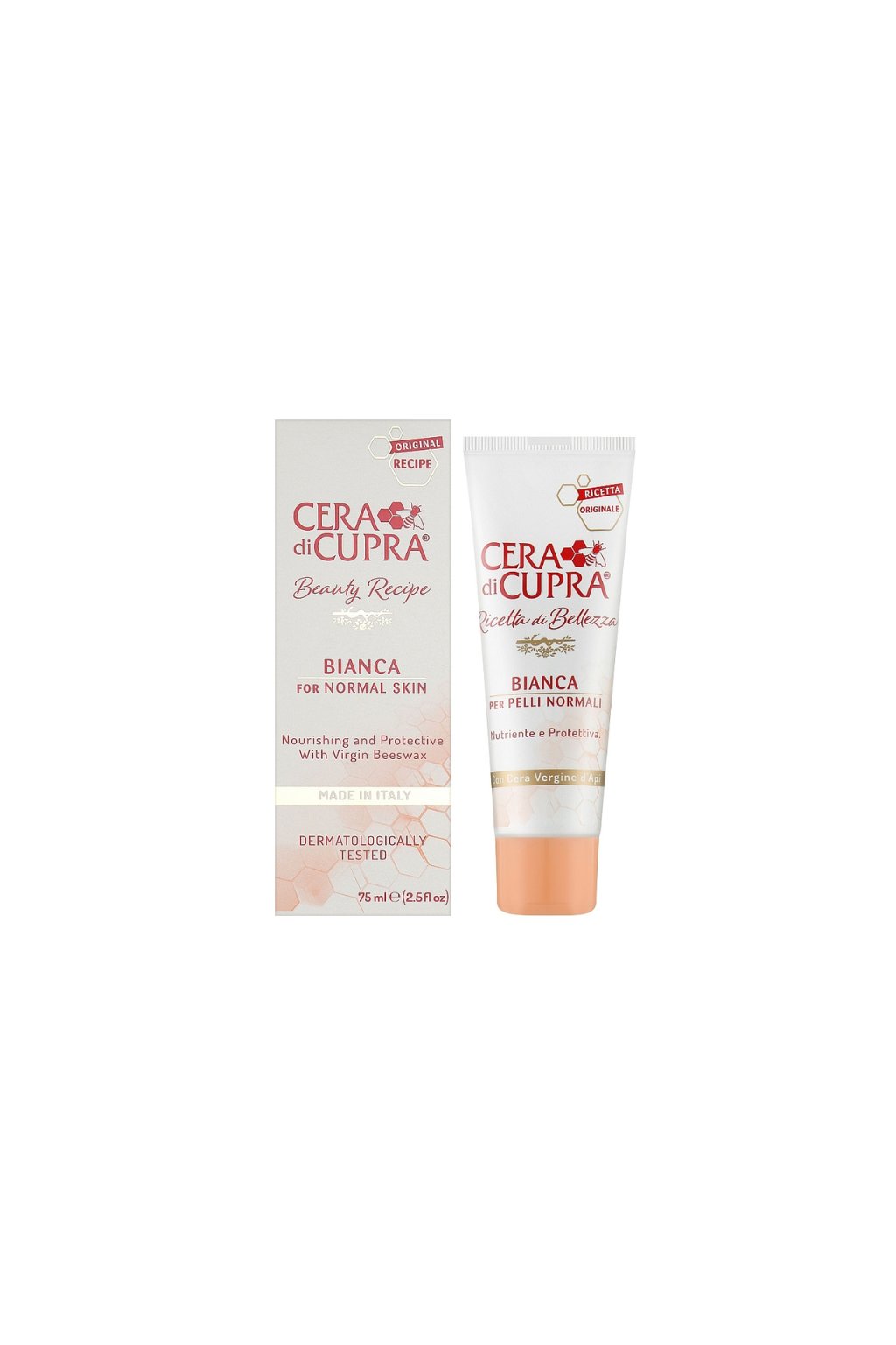 Cera di Cupra Biely anti-aging krém na tvár pre normálnu pleť, 75 ml