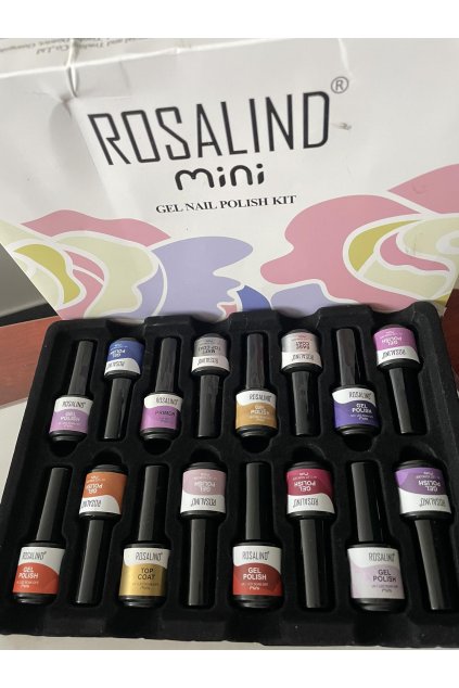 Rosalind mini gel nail polish kit, 16ks