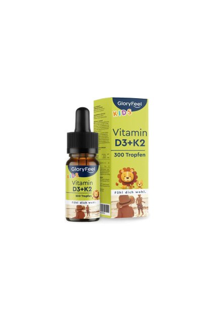 gloryfeel vitamin d3 k2 tropfen fuer kinder 10ml