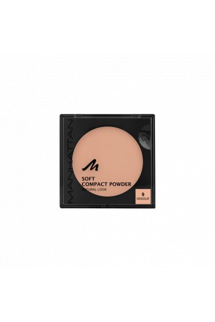 manhattan cosmetics face powder soft compact powder chocolat 09 9 g