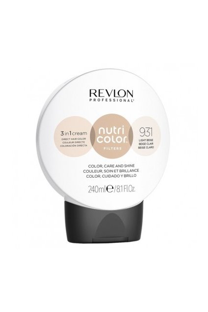 new revlon professional nutri color filters 931 light beige 240ml