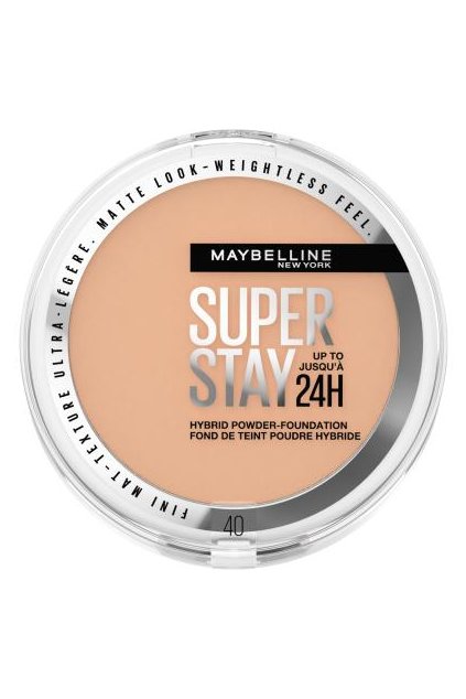 maybelline superstay 24h hybrid powder foundation make up pre zeny 9 g odtien 40 508828
