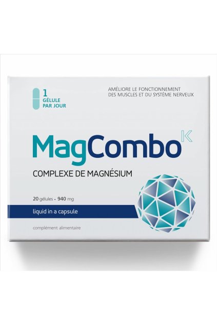 MagCombo - koncentrovaný čistý horčík 20 kapsúl