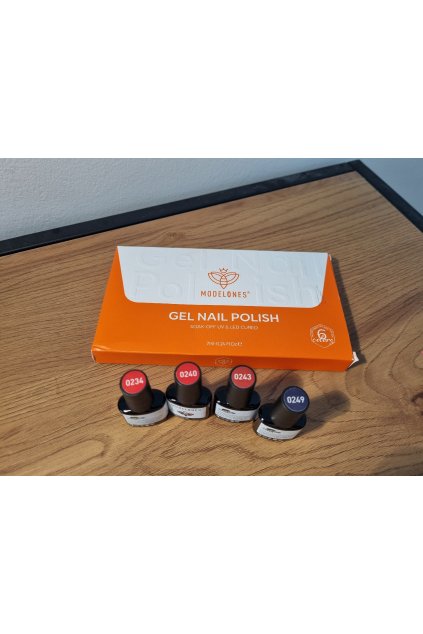 Modelones Gelový lak na nechty - 6 farieb NEKOMPLETNÉ BALENIE