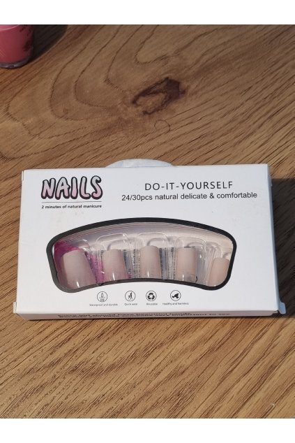 Nails umelé nechty, 24ks NEKOMPLETNÉ BALENIE!