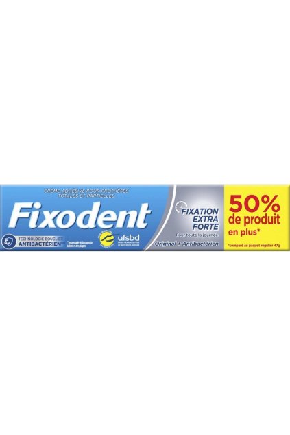 fixodent fixation extra forte original et antibacterien 705g (1)