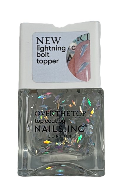 Nails.INC Holografický zosvetľujúci vrchný lak na nechty 14ml