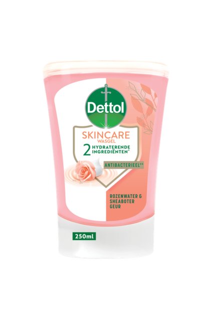 Dettol No-Touch - Náplň do mydla na ruky - s ružovou vodou a bambuckým maslom - 250 ml
