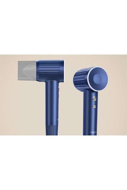 hair dryer with ionization laifen retro blue