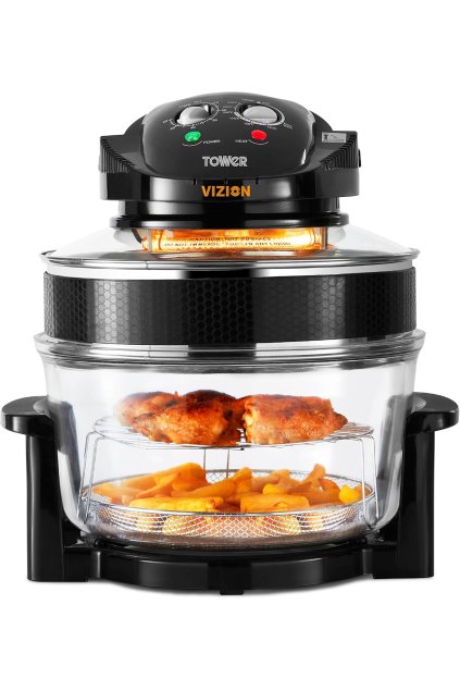 Tower T14048 Vizion halogénová fritéza s horúcim vzduchom - UK zásuvka