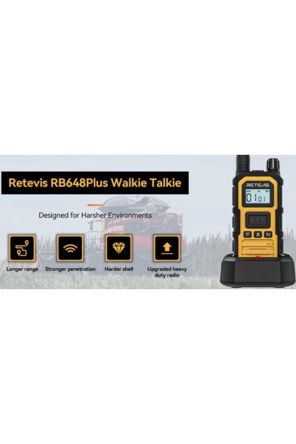 RETEVIS RB648PLus obojsmerný rádiový prijímač