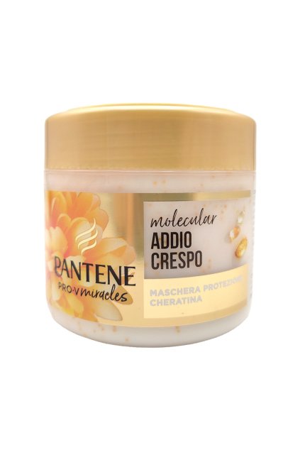 pantene pro v miracles molecular maschera protezione cheratina addio crespo 300 ml