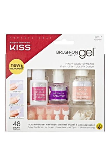 BL Kiss Brush-On gélová súprava na nechty - balenie 3 ks