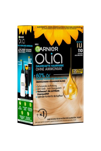 garnier olia hair color 110 cool ash blonde