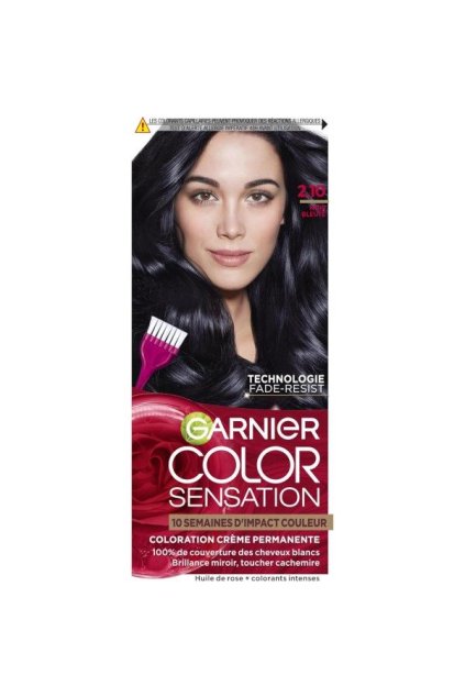 210 black garnier color sensation permanent cream hair color